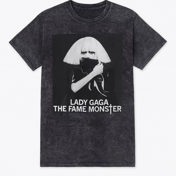 NWOT Lady Gaga Tie Dye T-Shirt - Picture 1 of 2